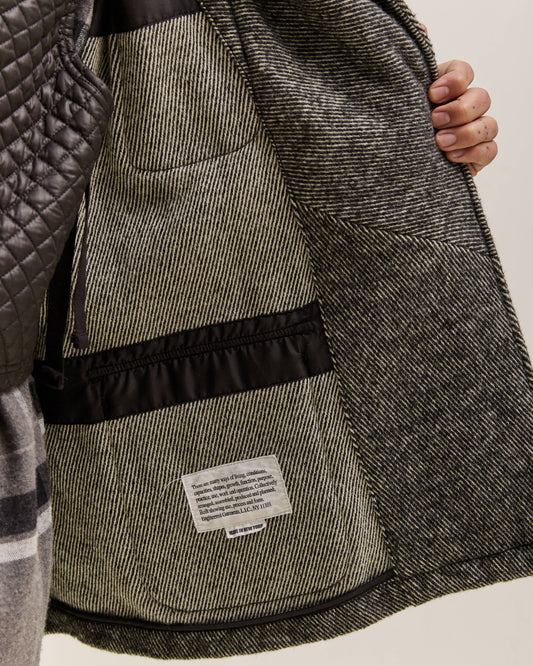 Engineered Garments Smoking Jacket, Black