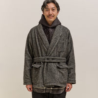 Engineered Garments Smoking Jacket, Black