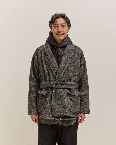 Engineered Garments Smoking Jacket, Black