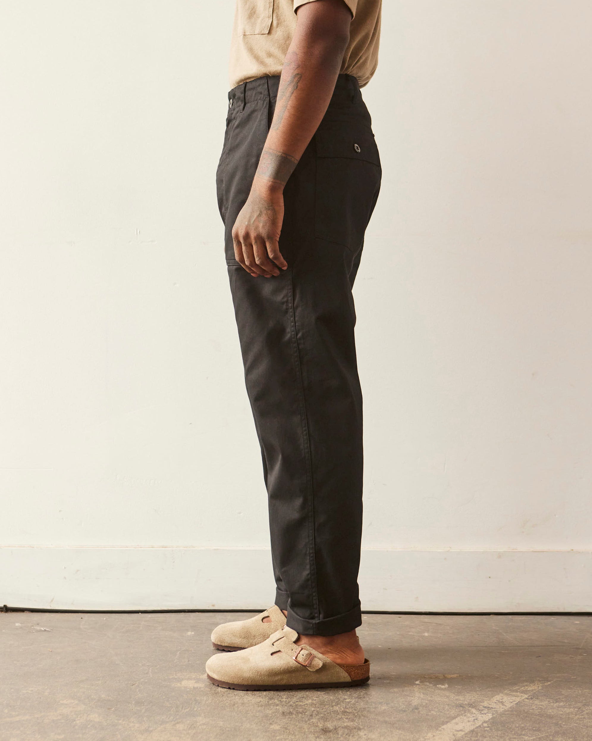 Engineered Garments Twill Fatigue Pant, Black – Glasswing