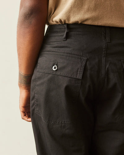 Engineered Garments Twill Fatigue Pant, Black