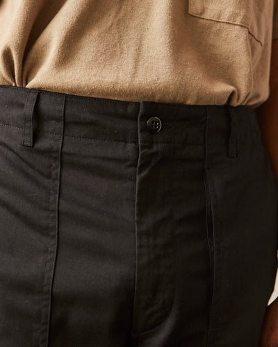 Engineered Garments Twill Fatigue Pant, Black