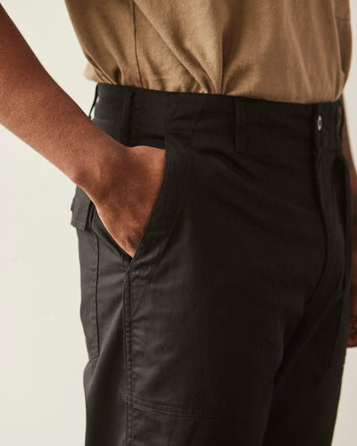 Engineered Garments Twill Fatigue Pant, Black