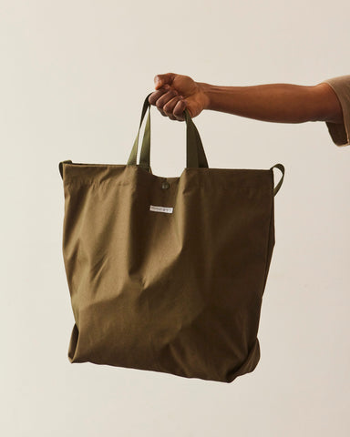 Engineered Garments Weather Poplin Carry All Tote, Olive