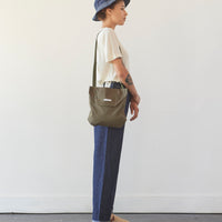 Engineered Garments Weather Poplin Shoulder Pouch, Olive