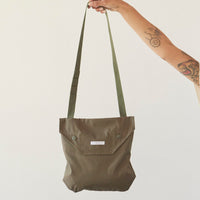 Engineered Garments Weather Poplin Shoulder Pouch, Olive