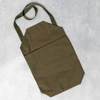 Engineered Garments Weather Poplin Shoulder Pouch, Olive open