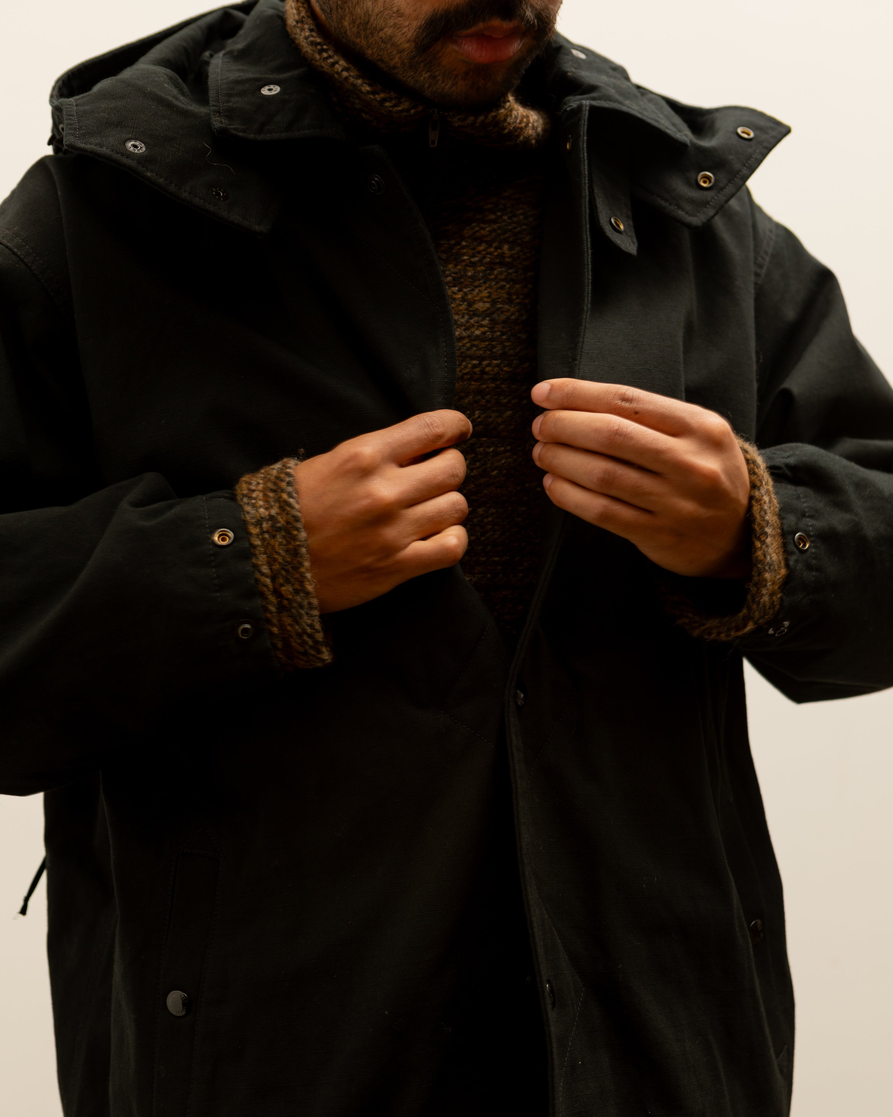 Engineered Garments Wind Breaker, Black – Glasswing