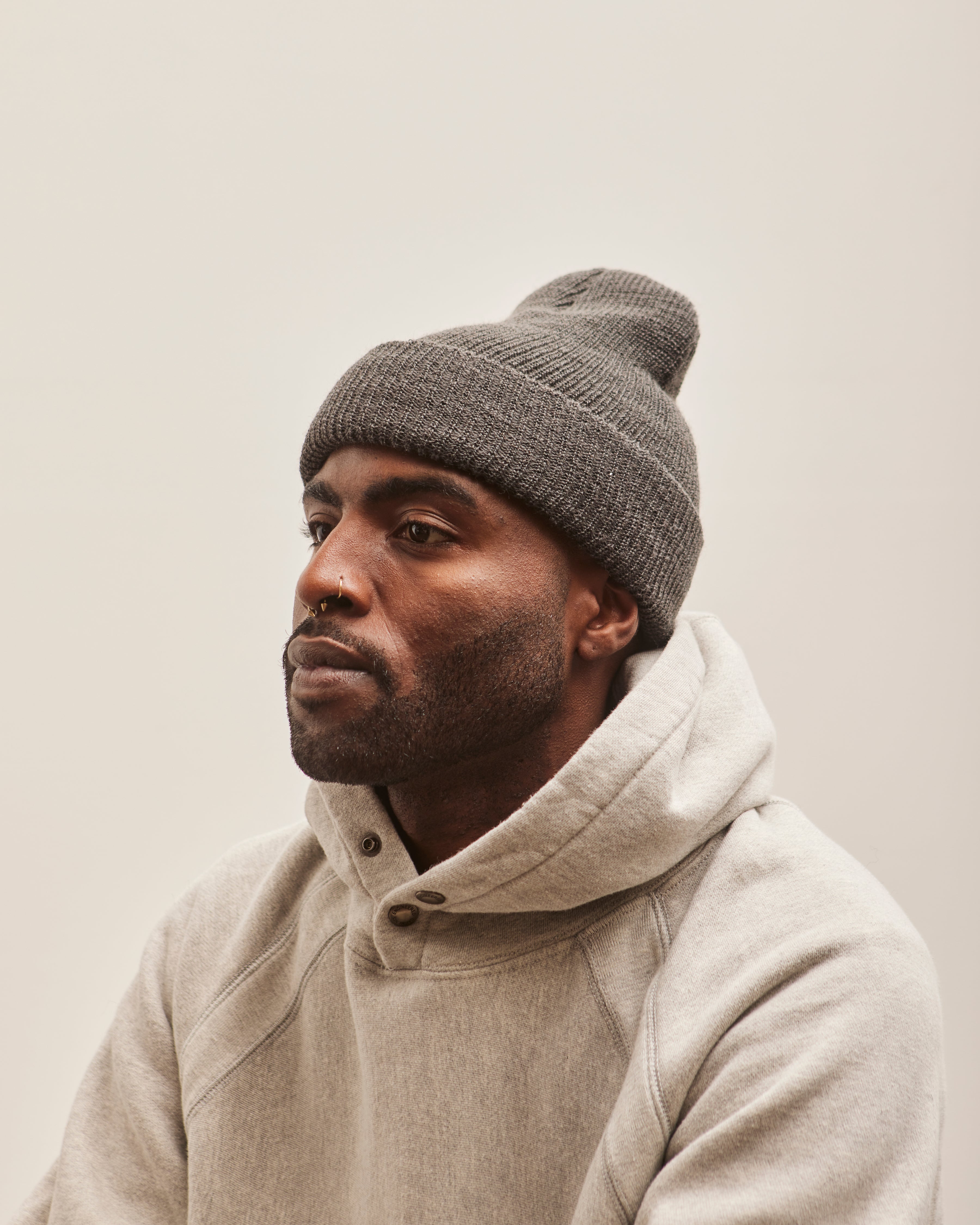 Engineered Garments｜BEANIES (Wool Watch Cap D - Grey (2 Engineered Garments Wool Watch Cap Grey | BlackBlue