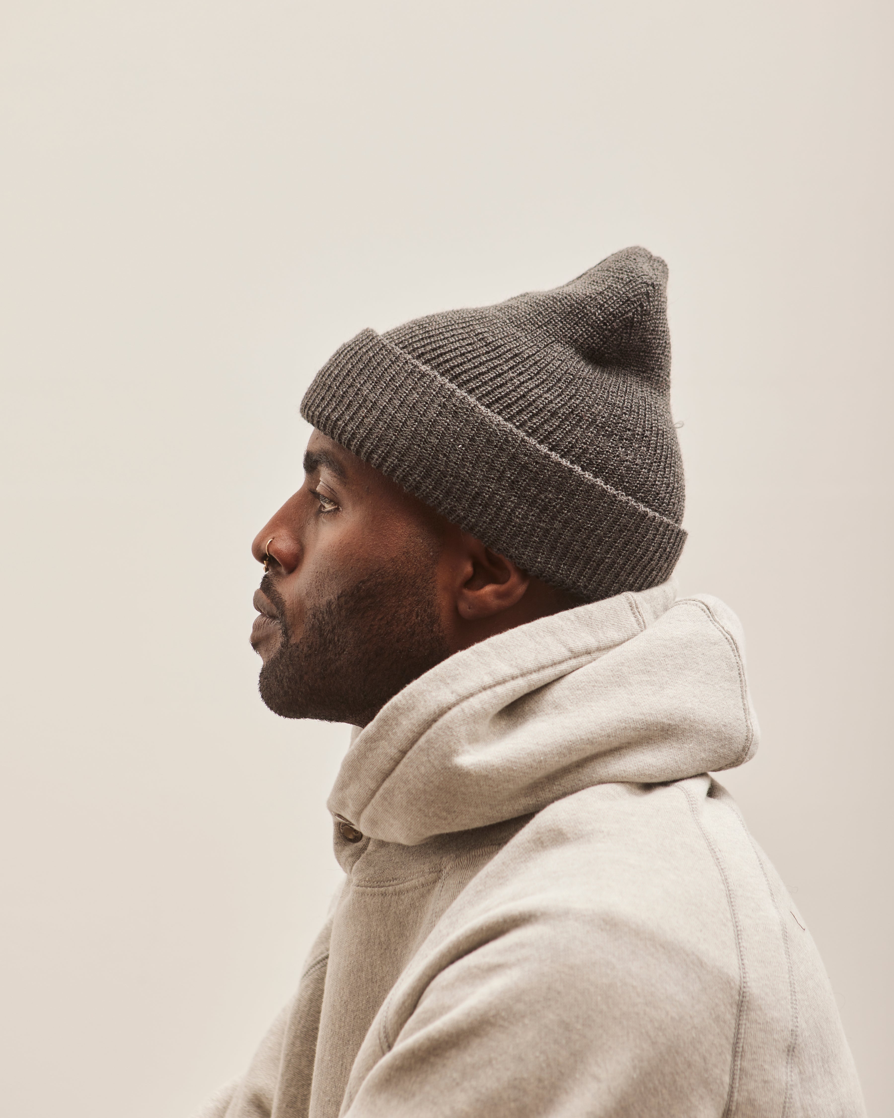 Engineered Garments|BEANIES (Wool Watch Cap F - Olive ( Engineered Garments Wool Watch Cap, Grey – Glasswing