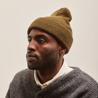 Engineered Garments Wool Watch Cap, Olive