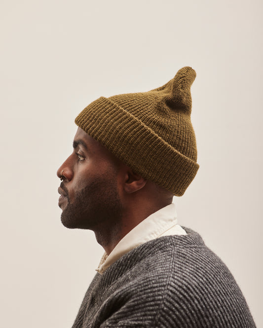 Engineered Garments Wool Watch Cap, Olive