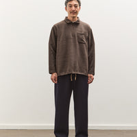 Engineered Garments Zip Mock Neck, Brown