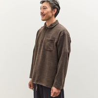 Engineered Garments Zip Mock Neck, Brown