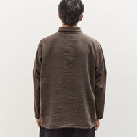 Engineered Garments Zip Mock Neck, Brown