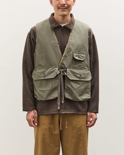 Engineered Garments Fowl Vest, Olive
