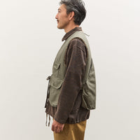 Engineered Garments Fowl Vest, Olive