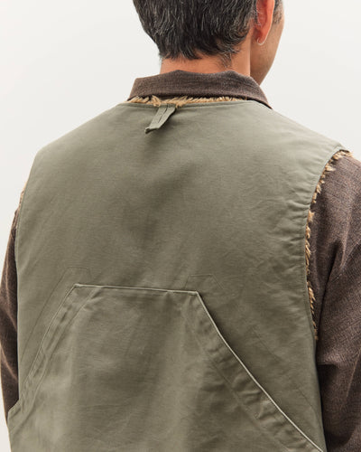 Engineered Garments Fowl Vest, Olive