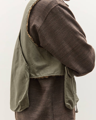 Engineered Garments Fowl Vest, Olive