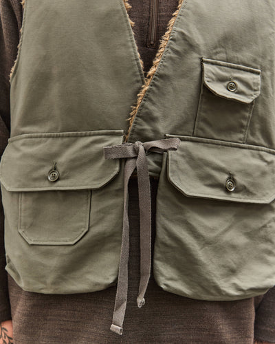 Engineered Garments Fowl Vest, Olive
