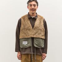 Engineered Garments Fowl Vest, Olive