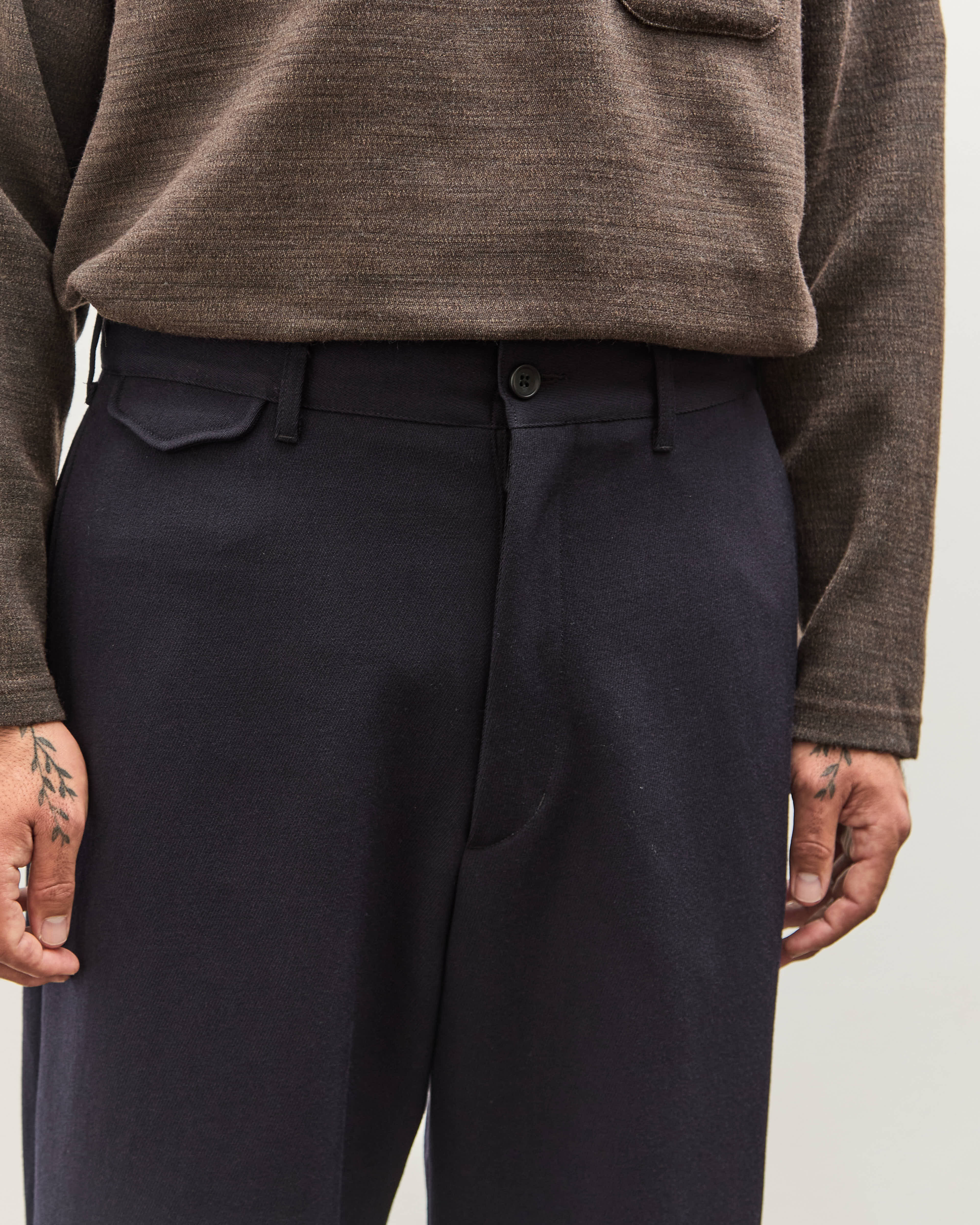 Engineered Garments Officer Pant, Dark Navy – Glasswing