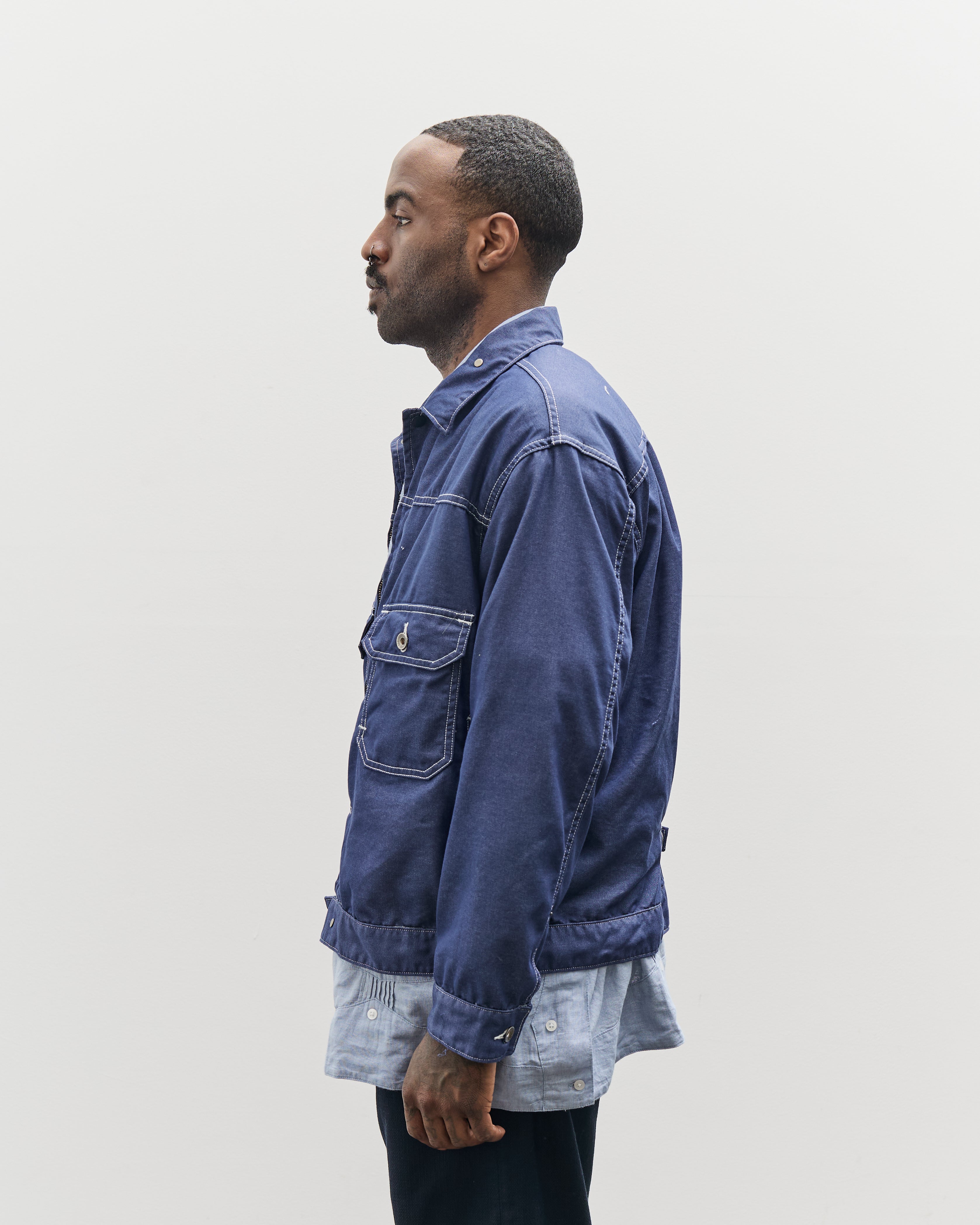 Engineered Garments Trucker Jacket Denim, Indigo – Glasswing