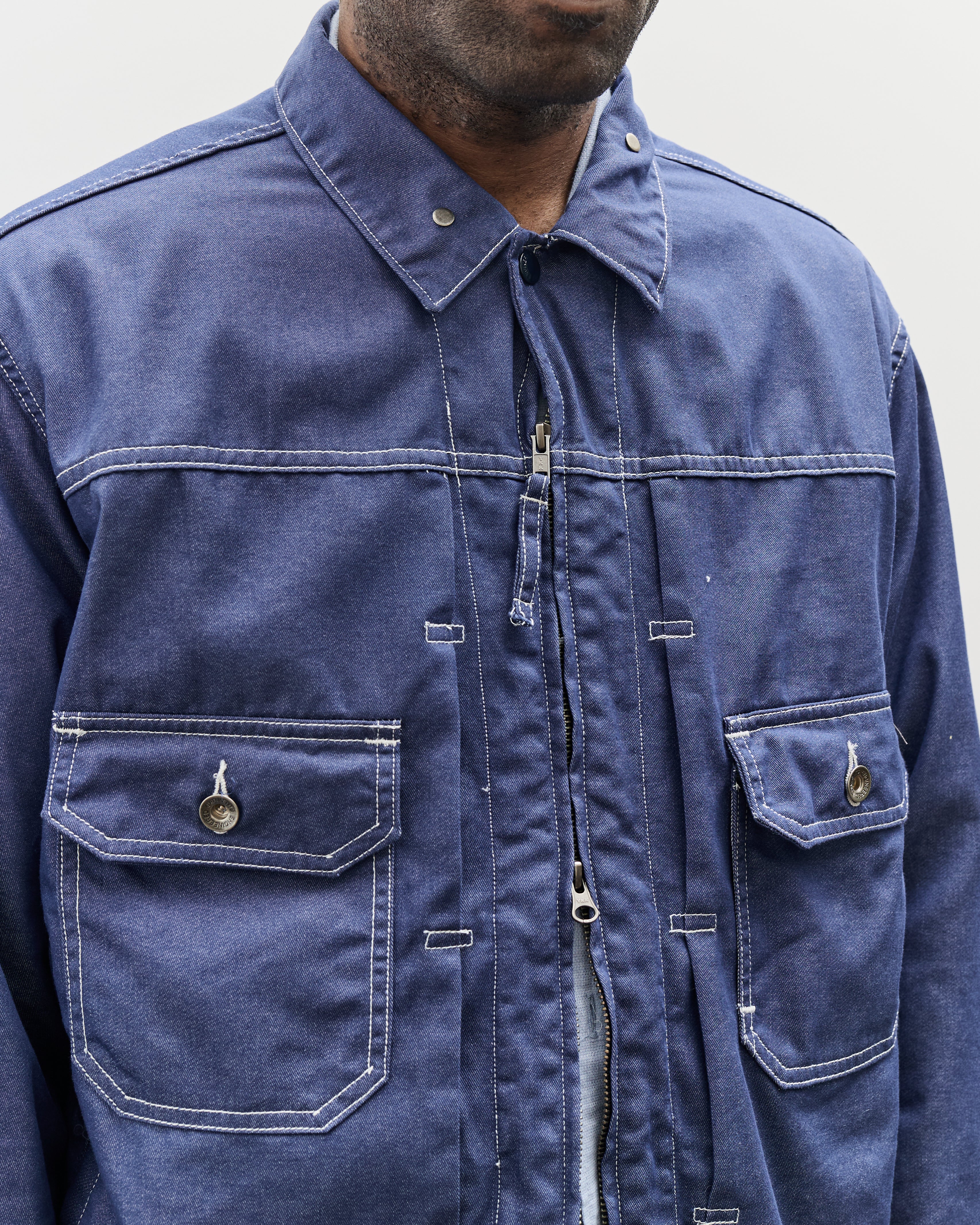 ジャケット・アウター Engineered Garments Trucker Jacket M Black Trucker Denim Jacket by Engineered Garments on Sale