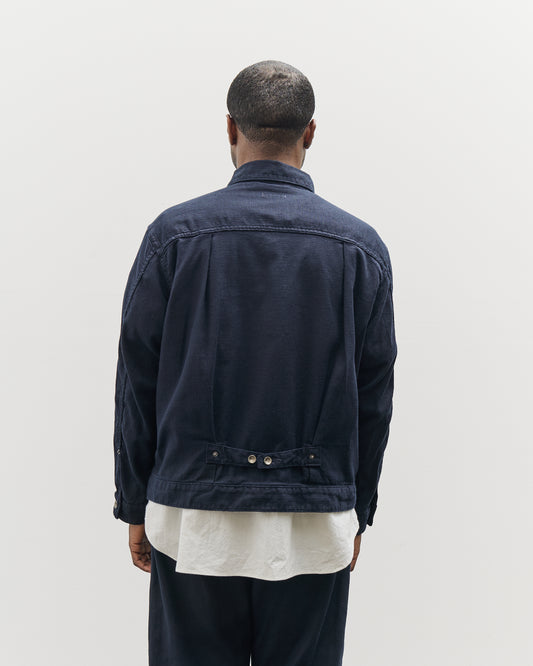 Engineered Garments Trucker Jacket Java, Dark Navy – Glasswing