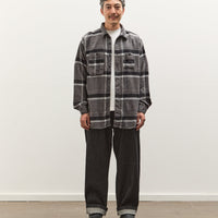 Engineered Garments Work Shirt, Grey/Black
