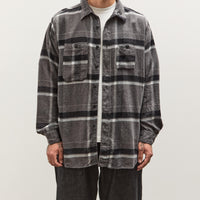 Engineered Garments Work Shirt, Grey/Black