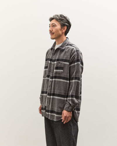 Engineered Garments Work Shirt, Grey/Black