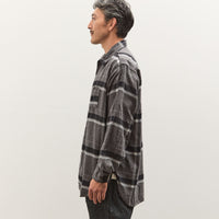 Engineered Garments Work Shirt, Grey/Black