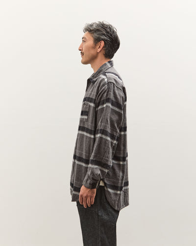 Engineered Garments Work Shirt, Grey/Black