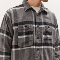 Engineered Garments Work Shirt, Grey/Black