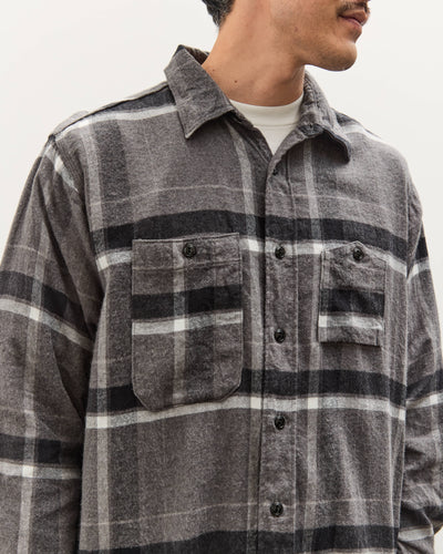 Engineered Garments Work Shirt, Grey/Black
