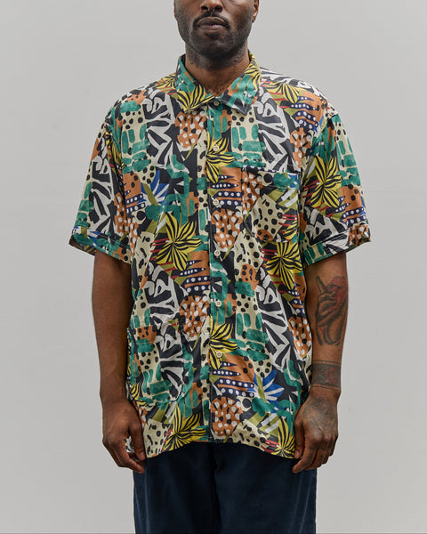 ENGINEERED GARMENTS CAMP SHIRT M ブラック Engineered Garments Camp Shirt, Black – Glasswing