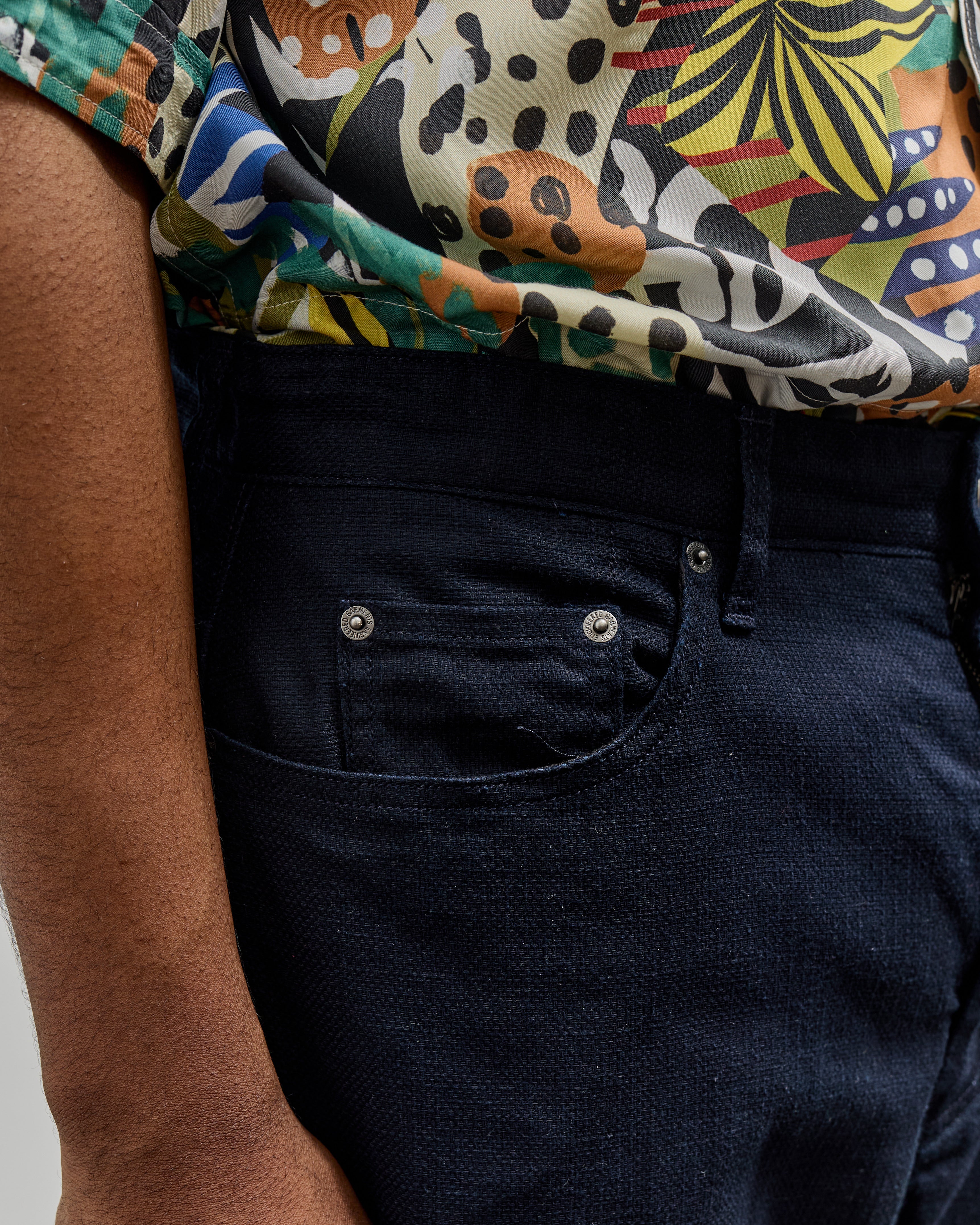 パンツ Engineered Garments RF JEANS ENGINEERED GARMENTS RF JEANS BLACK CP DENIM | TODAY CLOTHING