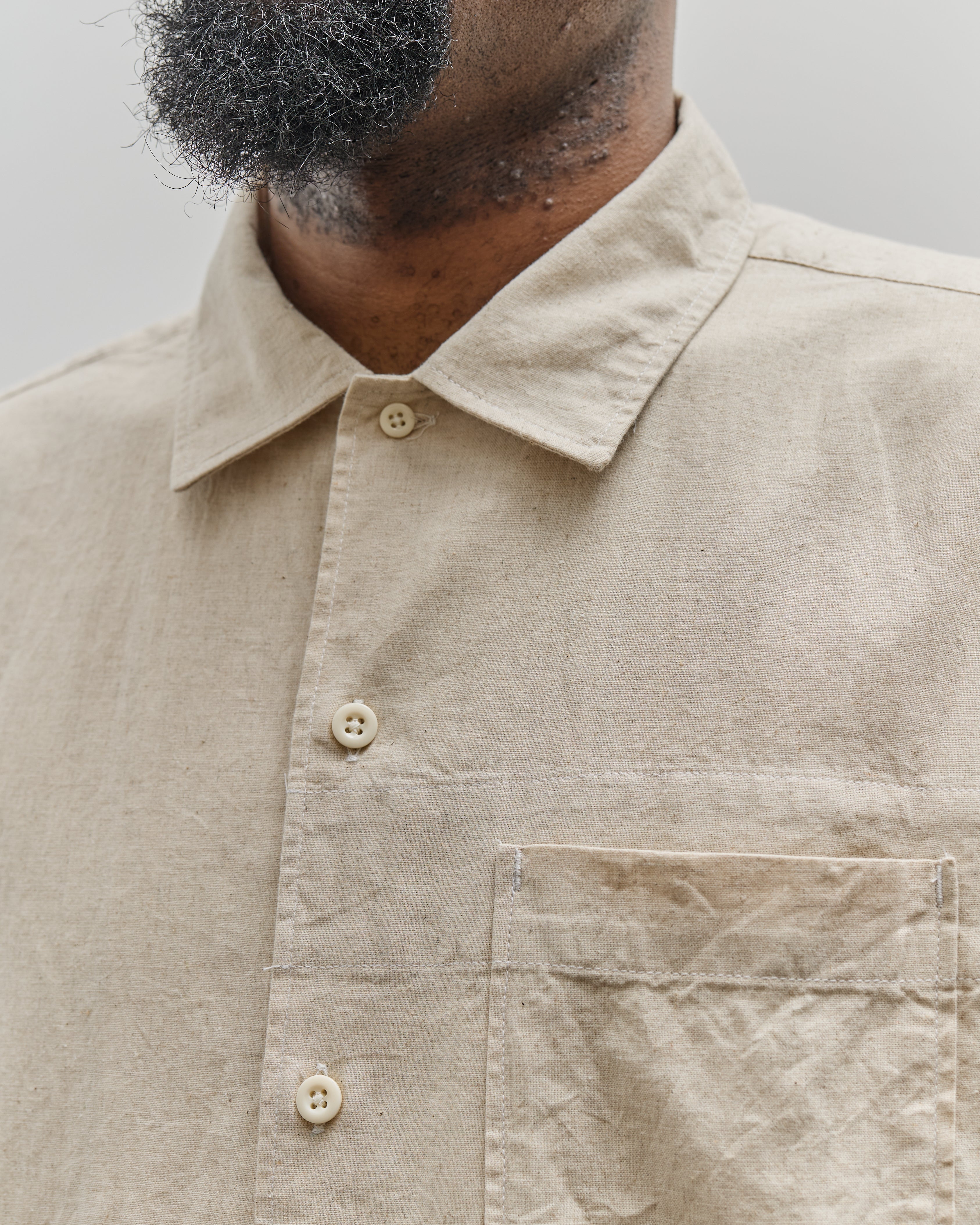 Engineered Garments Camp Shirt, Natural – Glasswing