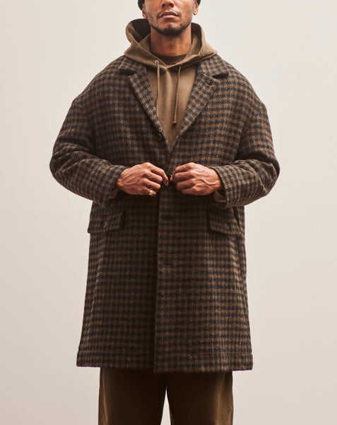 本命ギフト leinwande ◉ walnut long coat ブラウン