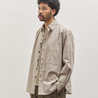 Evan Kinori Big Shirt Two, Brown Gridcloth