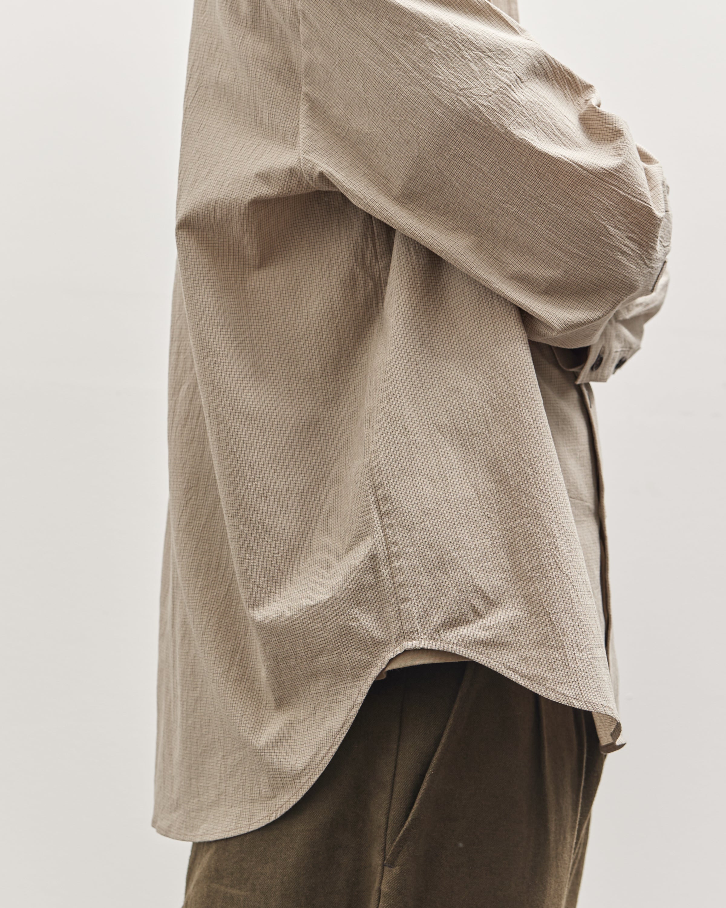 Evan Kinori Big Shirt Two Lightweight Wool Olive – MAN-TLE