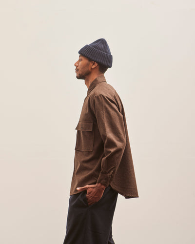 Evan Kinori Big Shirt, Fox Superfine Merino Check