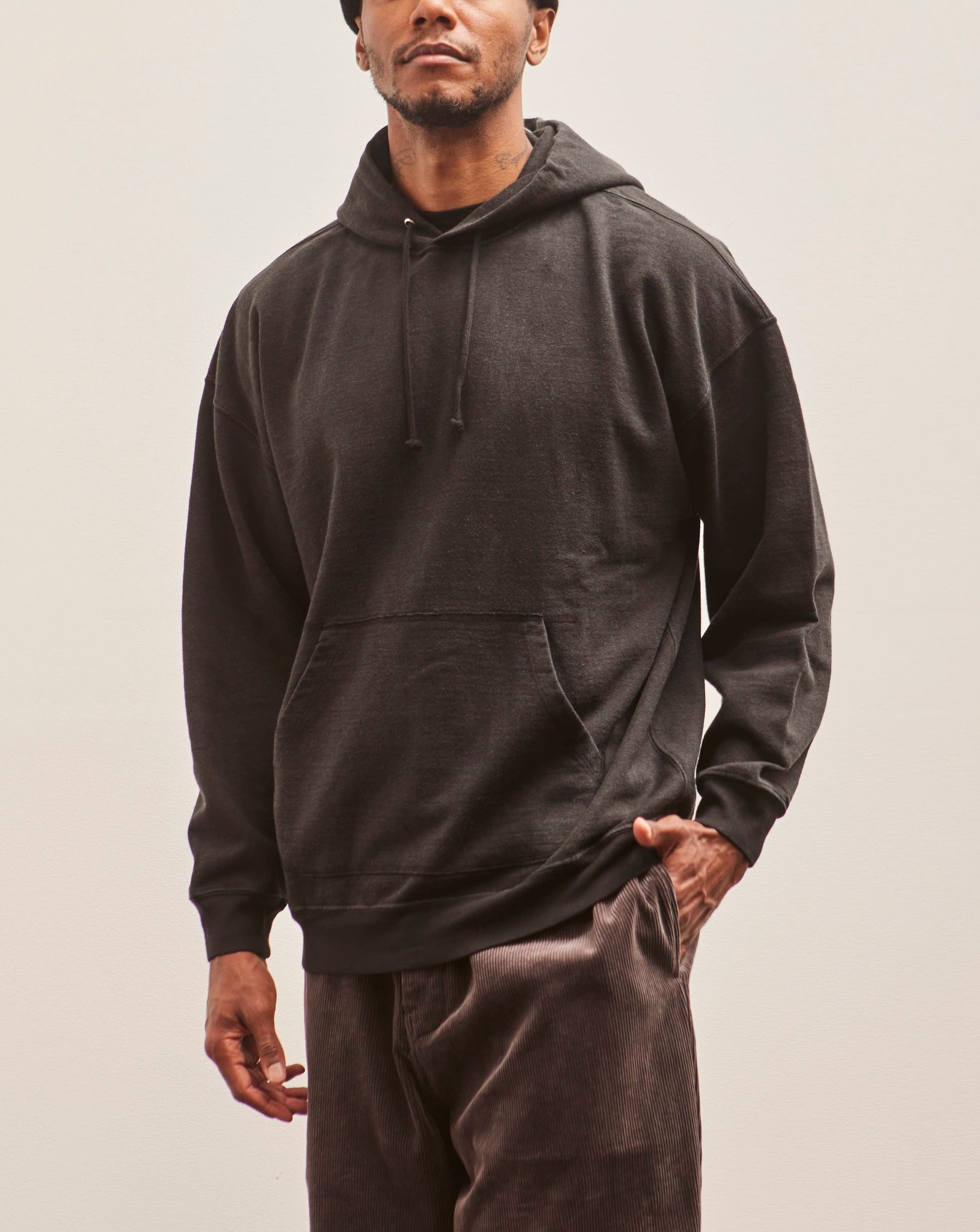 Eight-X | Designer Menswear | Black Hooded Sweatshirt Black / S