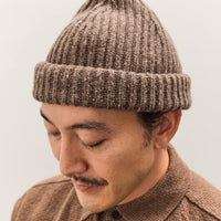 Evan Kinori Knit Cap, Light Brown