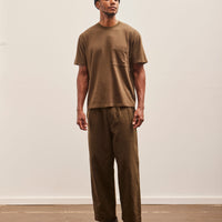 Evan Kinori Pocket Tee, Dark Olive