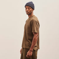 Evan Kinori Pocket Tee, Dark Olive