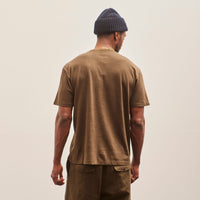 Evan Kinori Pocket Tee, Dark Olive