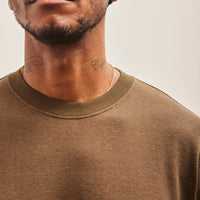 Evan Kinori Pocket Tee, Dark Olive