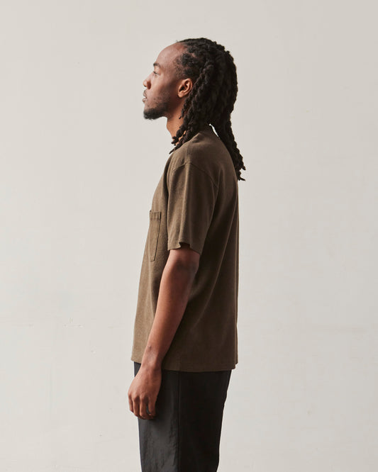 Evan Kinori Pocket Tee, Earth